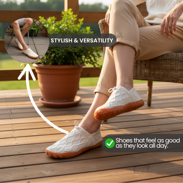 Tenera Step™ Comfort Slip On Shoes - White