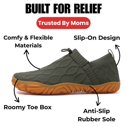 Tenera Step™ Comfort Slip On Shoes - Gray